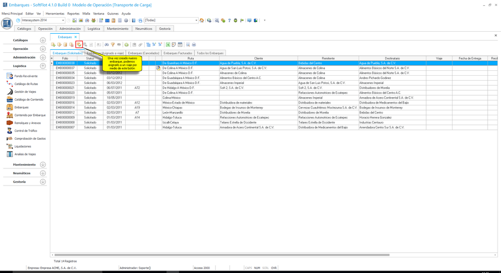 Instrucciones de Embarque 2